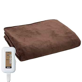超美品　KODEN 電気掛敷毛布 188×130cm Amazon | 広電(KODEN) 電気毛布 掛け 敷き 188×130cm フランネル